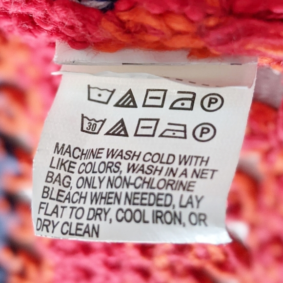 LUCKY BRAND Crochet Knit Long Cardigan Multicolor - Picture 5 of 10